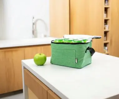 Bolsa nevera RPET 600D 3 L para 6 latas