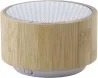 Altavoz bambú ABS luces colores 3W - Imagen 1