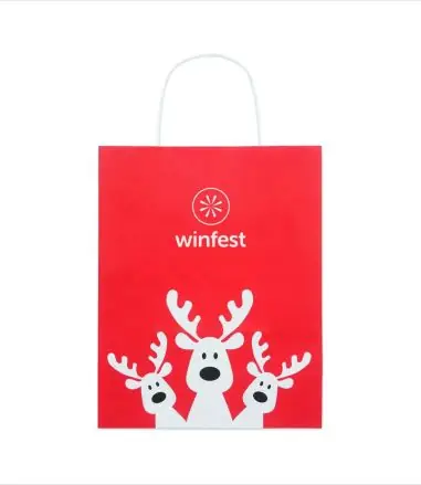Bolsa papel regalo pequeña 90 g/m² reciclada