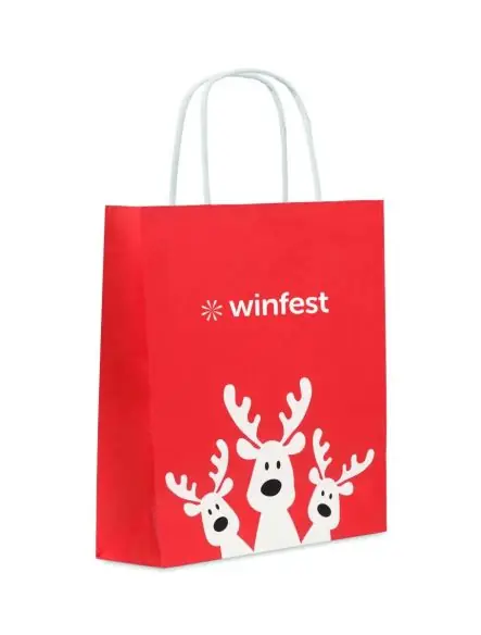 Bolsa papel regalo pequeña 90 g/m² reciclada