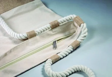 Bolsa playa lona 280 g/m² y yute