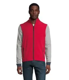 Chaleco softshell hombre 2 capas 280 g/m²