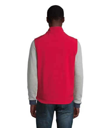 Chaleco softshell hombre 2 capas 280 g/m²