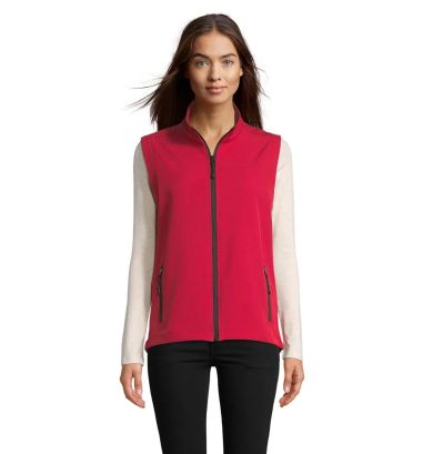 Chaleco softshell mujer 2 capas 280 g/m²