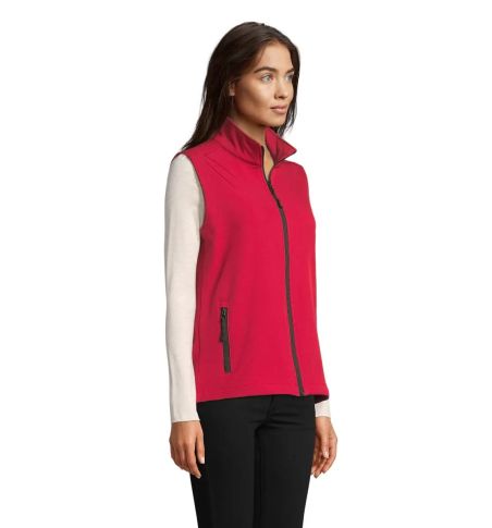Chaleco softshell mujer 2 capas 280 g/m²