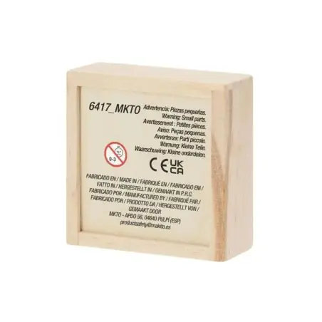 Juego de mesa de madera con estuche