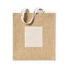 Bolsa yute 240g/m2 asas algodón bolsillo frontal 6 kg - Imagen 2