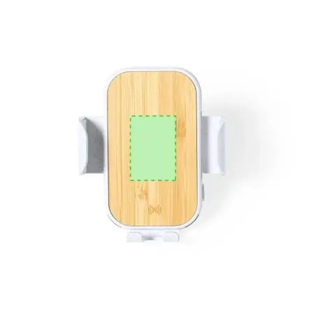 Soporte cargador coche bambú caña trigo ABS 15W Limited