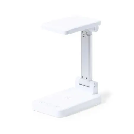 Lámpara LED 28 LEDs cargador inalámbrico 10W batería 3000