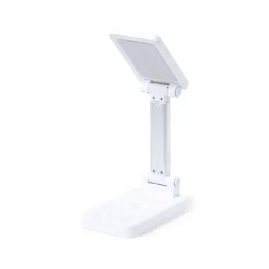 Lámpara LED 28 LEDs cargador inalámbrico 10W batería 3000