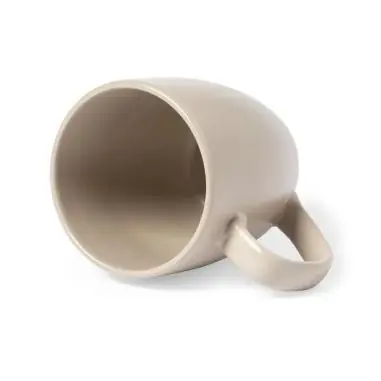 Taza cerámica 470 ml mate acabado natural caja