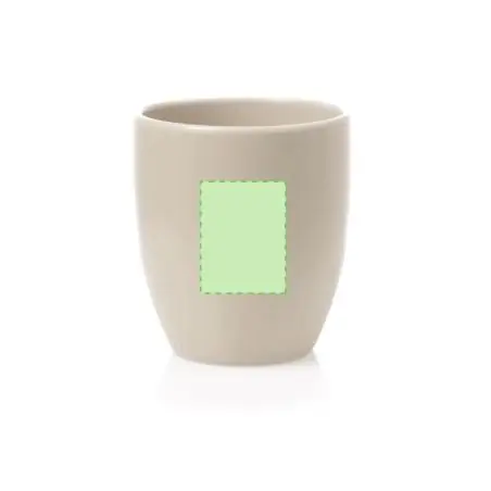 Taza cerámica 470 ml mate acabado natural caja