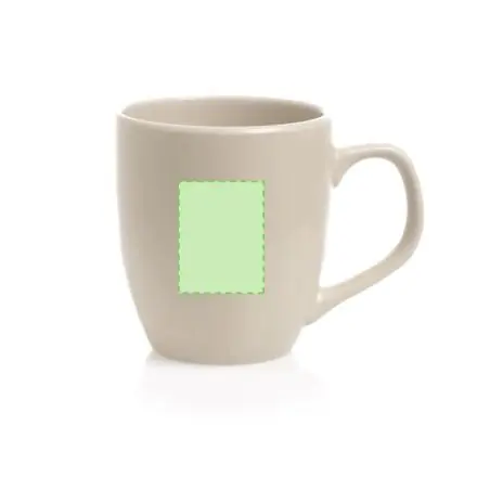 Taza cerámica 470 ml mate acabado natural caja