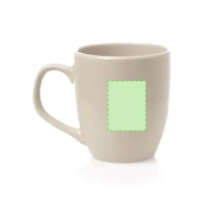 Taza cerámica 470 ml mate acabado natural caja