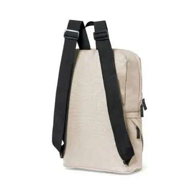Mochila RPET 600D cremallera invisible doble bolsillo ajust