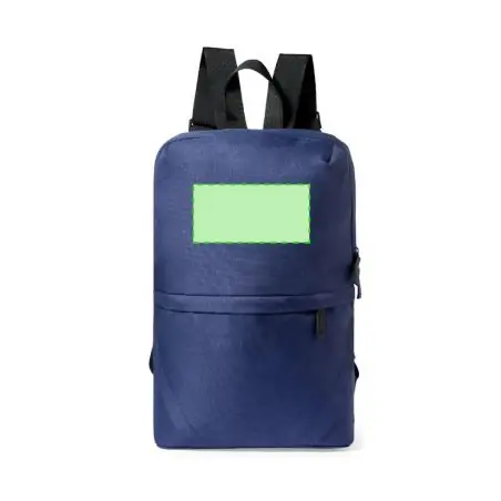 Mochila RPET 600D cremallera invisible doble bolsillo ajust