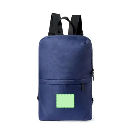 Mochila RPET 600D cremallera invisible doble bolsillo ajust