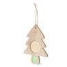 Adorno navideño madera portafotos yute 3 diseños - Imagen 11
