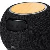Altavoz cargador inalámbrico bambú RPET 15W Qi 5W 1200 mAh - Imagen 3