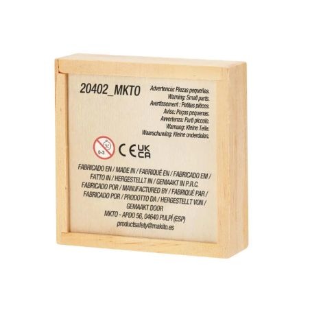 Juego laberinto madera 15 obstáculos