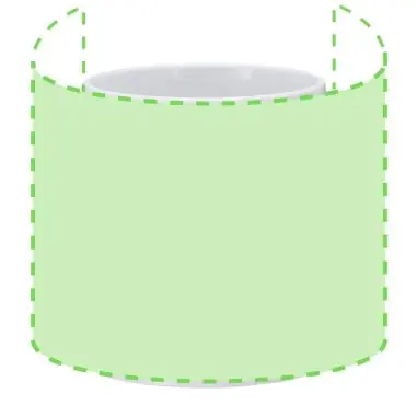 Taza cerámica AAA 350 ml sublimación