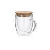 Taza borosilicato 300 ml tapa bambú - Imagen 2