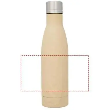 Bidón cobre 500 ml diseño madera
