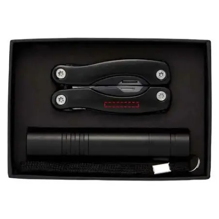Set multiherramienta 11 usos linterna LED