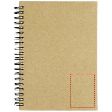 Libreta espiral papel reciclado 60 hojas