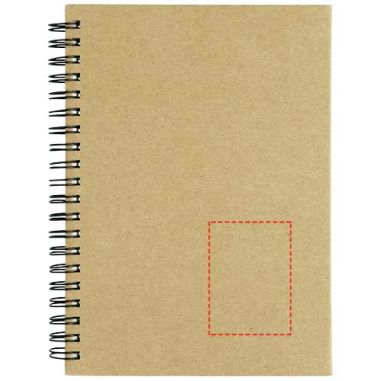 Libreta espiral papel reciclado 60 hojas
