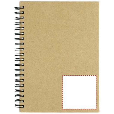 Libreta espiral papel reciclado 60 hojas