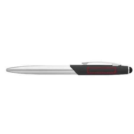 Set bolígrafo rollerball stylus Geneva mate cromado estuche