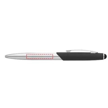 Set bolígrafo rollerball stylus Geneva mate cromado estuche