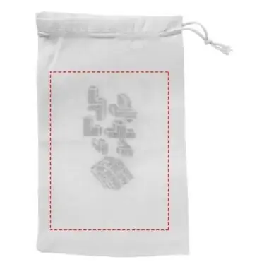 Juego ingenio madera con bolsa algodón