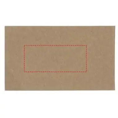 Llavero redondo madera haya zinc 4 cm
