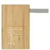 Batería externa de bambú 5000 mAh - Imagen 10