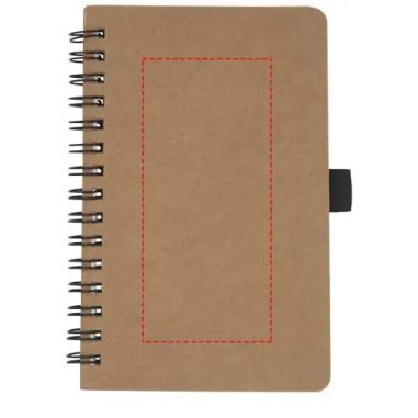Libreta A6 espiral cartón reciclado papel piedra