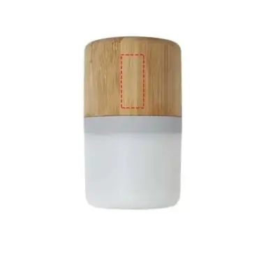 Altavoz bambú Bluetooth 350 mAh con luz