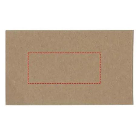 Llavero cuadrado madera haya 4 x 4 cm