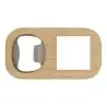 Abrebotellas acero inox posavasos madera integrado FSC LFGB - Imagen 5