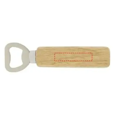 Abrebotellas de acero inoxidable y madera