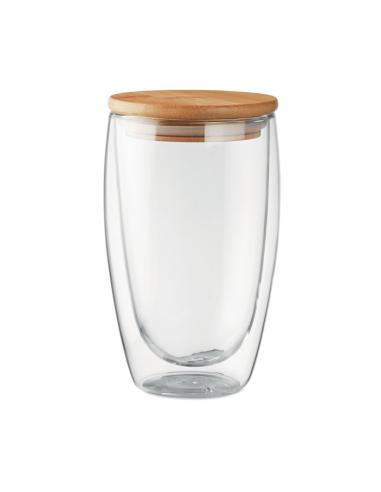 Vaso cristal doble capa 450 ml kakoh