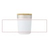 Vaso acero inox 18/8 vacío cobre 330 ml tapa bambú LFGB - Imagen 14