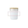 Vaso acero inox 18/8 vacío cobre 330 ml tapa bambú LFGB - Imagen 15