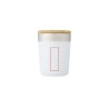 Vaso acero inox 18/8 vacío cobre 330 ml tapa bambú LFGB - Imagen 16