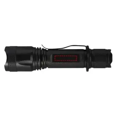Linterna táctica aluminio 5W 300 lúmenes 2000 mAh IPX4