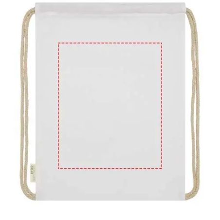 Mochila cuerdas algodón orgánico 140 g/m² 5 L