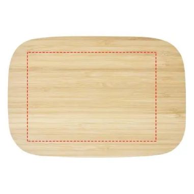Fiambrera acero 700 ml tapa bambú