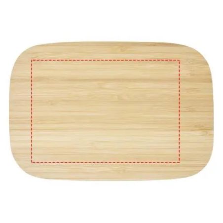 Fiambrera acero 700 ml tapa bambú