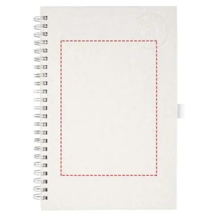 Libreta A5 espiral cartón de leche reciclado
